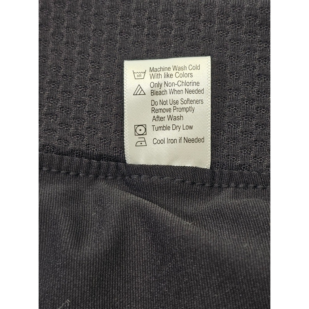 Pebble Beach XL Simple Black Golf Skort Skirt W/ Shorts Dry Luxe Active EUC - Picture 6 of 8